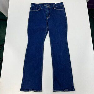 Old Navy Womens Blue Regular Fit Medium Rise Denim Boot Cut Jeans Size 8